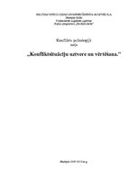 Konspekts 'Konfliktsituāciju uztvere un vērtēšana', 1.