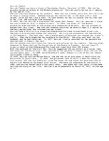 Eseja 'Harriet Tubman', 1.