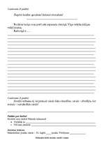 Konspekts 'Pārbaudes darbs latviešu valodā 2.klasei', 2.