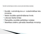 Referāts 'Lietuvas pieredze sociālās politikas jomā', 21.