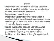 Referāts 'Lietuvas pieredze sociālās politikas jomā', 24.