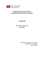 Referāts 'Reklāmas bannera semiotiskā analīze', 1.