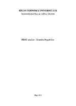 Referāts 'PEST analīze - Islandes Republika', 1.