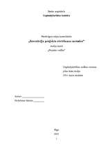 Referāts 'Investīciju projektu vērtēšanas metodes', 1.