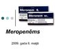 Prezentācija 'Antibiotika - meropenēms', 1.