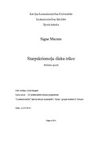 Konspekts 'Starpskriemeļu diska trūce', 1.