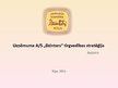 Prezentācija 'Uzņēmuma AS "Dzintars" tirgvedības stratēģija', 1.
