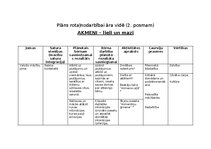 Konspekts 'Plāns rotaļnodarbībai āra vidē (2. posmam) - Akmeņi', 1.