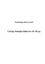 Referāts 'Latvija jaunajos laikos', 1.