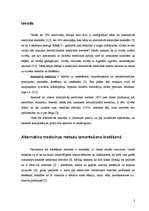 Referāts 'Alternatīvās medicīnas plusi un mīnusi', 3.