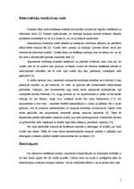 Referāts 'Alternatīvās medicīnas plusi un mīnusi', 5.