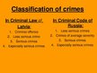 Prezentācija 'Comparison of Criminal Law of Republic of Latvia and Criminal Code Of Russian Fe', 4.