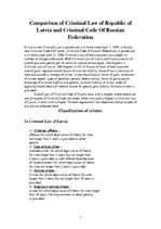 Prezentācija 'Comparison of Criminal Law of Republic of Latvia and Criminal Code Of Russian Fe', 14.