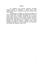 Konspekts 'Juris Laksovs "Dzīvības maigais slazds"', 3.