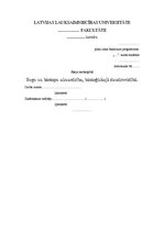 Eseja 'Sugu un biotopu aizsardzība bioloģiskajā daudzveidībā', 1.