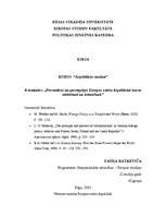 Konspekts 'Personības un percepcijas Eiropas valstu ārpolitisko kursu veidošanā un īstenoša', 1.