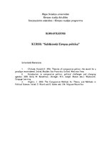 Konspekts 'Ko pēta salīdzinošā politika?', 1.