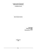 Prakses atskaite 'Bibliotekārā prakses atskaite', 1.