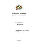 Konspekts 'Metroloģija', 1.