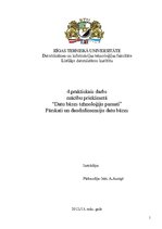 Prezentācija 'Pārskati un daudzdimensiju datu bāzes', 1.