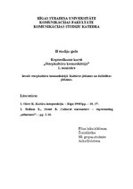 Konspekts 'Ievads starpkultūru komunikācijā. Kultūras jēdziens un dažādības jēdziens', 1.