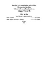 Prakses atskaite 'Ražošanas prakse SIA "Mehs"', 1.