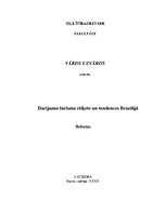 Referāts 'Darījumu tūrisma etiķete un tendences Brazīlijā', 1.