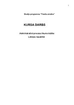 Referāts 'Administratīvā procesa likuma būtība Latvijas Republikā', 1.