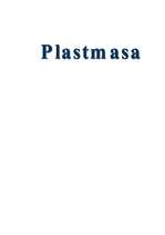 Referāts 'Plastmasa', 1.
