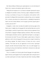 Eseja 'Reasons to Study French', 2.