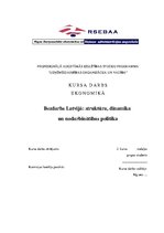 Referāts 'Bezdarbs Latvijā: struktūra, dinamika un nodarbinātības politika. Prezentācija', 1.