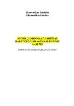 Referāts 'A/s "SEB Unibanka” darbības raksturojums un pakalpojumu analīze', 1.