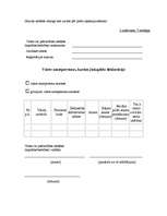 Paraugs 'Dokumentu veidlapu paraugi', 11.