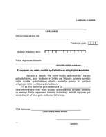 Paraugs 'Dokumentu veidlapu paraugi', 12.