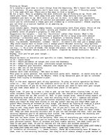 Eseja 'How to Be a Night Operative', 1.