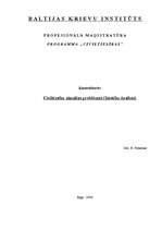 Referāts 'Civiltiesību aktuālās problēmas', 1.