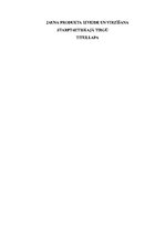 Referāts 'Jauna produkta izveide un virzīšana starptautiskajā tirgū', 1.