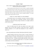 Paraugs 'E-komercija. Google', 1.