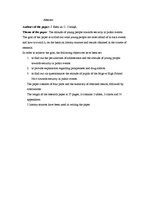 Referāts 'Jauniešu attieksme pret drošību pasākumos', 10.