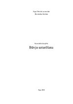 Paraugs 'Būvju uzturēšana', 1.