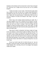 Eseja 'Leadership', 2.