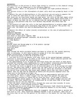 Eseja 'Rate of Photosynthesis', 1.