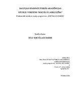 Referāts 'Ielu sociālais darbs', 1.