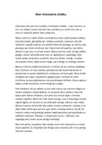 Eseja 'Man intersants cilvēks', 1.
