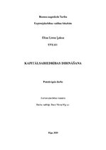 Referāts 'Kapitālsabiedrības dibināšana', 1.