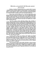 Eseja 'Mīlestība un draudzība E.M.Remarka romānā "Trīs draugi"', 1.