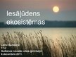 Prezentācija 'Iesāļūdens ekosistēmas', 1.