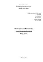 Konspekts 'Informātikas mācību metodika pamatskolā un vidusskolā', 1.