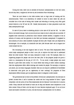 Eseja 'Structural Unemployment and Government Policies', 2.