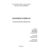 Referāts 'Bakteriālās iedegas', 1.